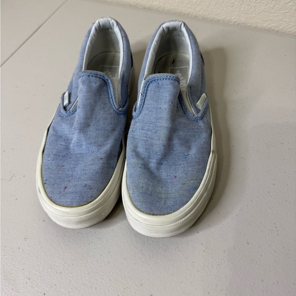 Blue Slip-On Vans Shoes - Picture 1 of 5